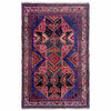 Baluchi Rug Handmade Multi Floral 4x6 ft