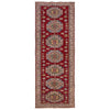 Kazak Rug Handmade Red Medallion 8' Runner