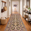 Waziri Runner Handmade Beige Medallion 10' Runner