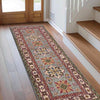 Kazak Rug Handmade Gray Medallion 6' Runner
