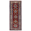 Kazak Rug Handmade Red Medallion 5' Runner