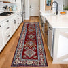 Kazak Rug Handmade Red Medallion 5' Runner