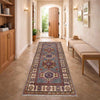 Kazak Rug Handmade Gray Medallion 6' Runner
