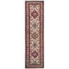 Kazak Rug Handmade Beige Medallion 10' Runner