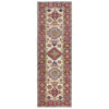 Kazak Rug Handmade Beige Medallion 10' Runner