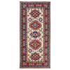 Kazak Rug Handmade Beige Medallion 6' Runner