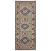 Kazak Rug Handmade Gray Medallion 6' Runner