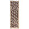 Waziri Runner Rug Handmade Beige Medallion 8' Runner