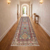 Kazak Rug Handmade Gray Medallion 10' Runner