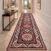 Kazak Rug Handmade Red Medallion 10' Runner