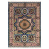 Mamluk Area Rug Handmade Multi Medallion 3x5 ft