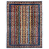 Shawl Area Rug Handmade Multi Floral 5x8 ft