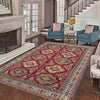 Kazak Rug Handmade Red Medallion 7x10 ft