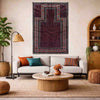 Baluchi Rug Handmade Red Prayer Design 3x5 ft