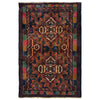 Baluchi Rug Handmade Multi Geometric 3x5 ft
