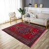 Baluchi Rug Handmade Red Geometric 2x4 ft