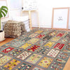 Bakhtiar Area Rug Handmade Gray Floral 4x6 ft
