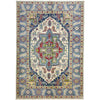 Heriz Area Rug Handmade Multi Medallion 4x6 ft