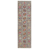 Waziri Runner Handmade Gray Medallion 10' Runner