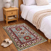 Kazak Rug Handmade Gray Medallion 2 x 3 ft