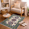 Kazak Rug Handmade Beige Medallion 2 x 3 ft