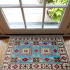 Kazak Rug Handmade Blue Medallion 2 x 3 ft