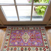 Kazak Rug Handmade Pink Medallion 2 x 3 ft