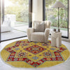 Kazak Rug Handmade Multi Medallion 3x3 ft