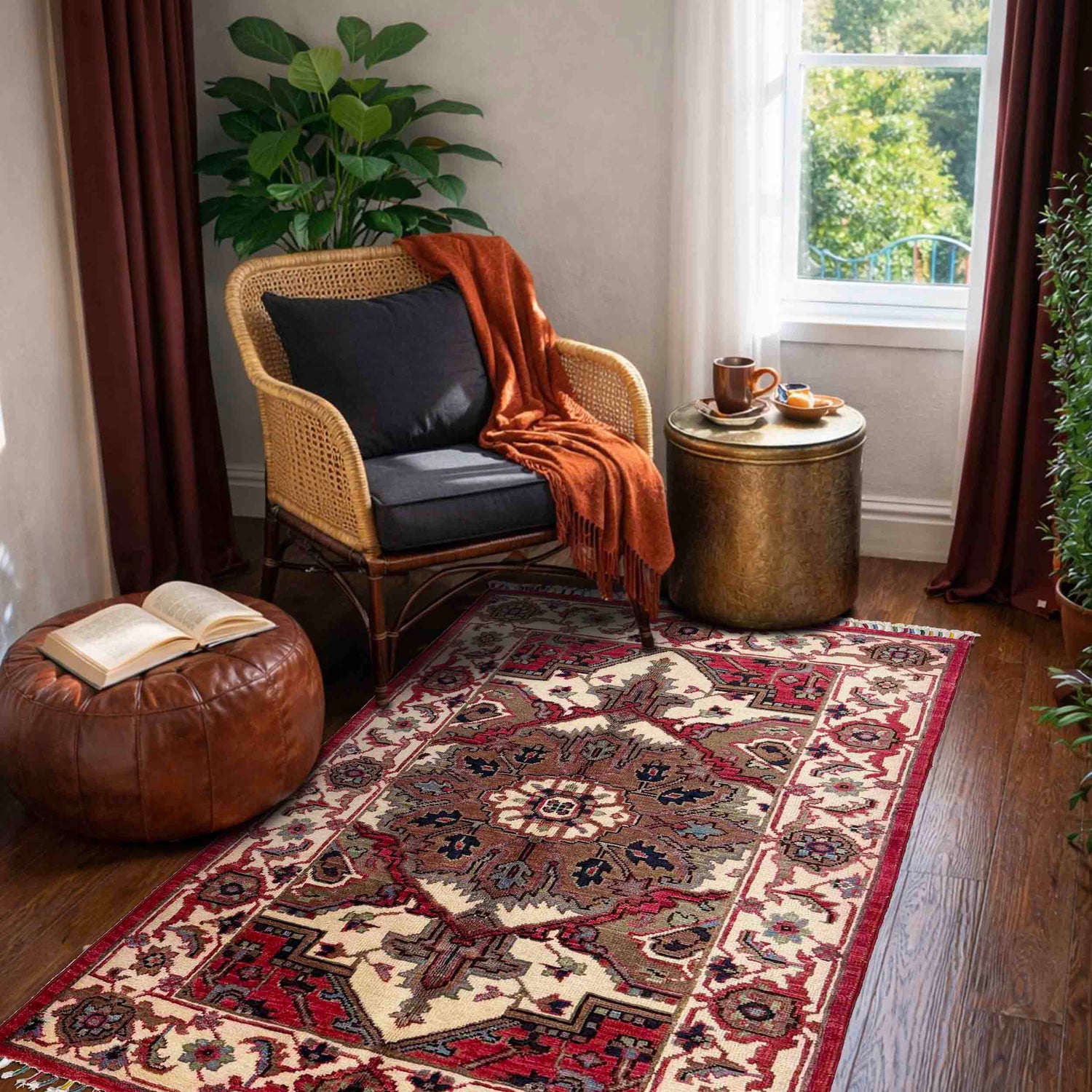 Kazak Rug Handmade Multi Medallion 2x4 ft