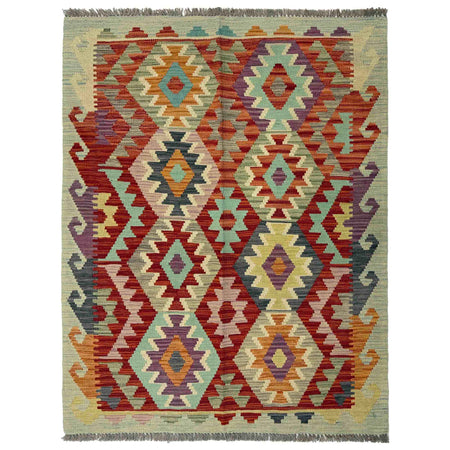 Handmade Multi Kilim Geometric 3x5 ft