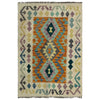 Handmade Multi Kilim Geometric 2x4 ft