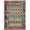 Handmade Multi Kilim Geometric 5x8 ft