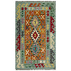 Handmade Multi Kilim Geometric 2x4 ft