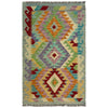 Handmade Multi Kilim Geometric 2x4 ft