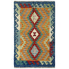 Handmade Multi Kilim Geometric 2x4 ft