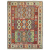 Handmade Multi Kilim Geometric 7x10 ft