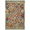 Handmade Multi Kilim Geometric 7x10 ft
