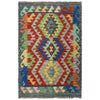 Handmade Multi Kilim Geometric 2x4 ft