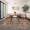 Handmade Multi Kilim Geometric 7x10 ft