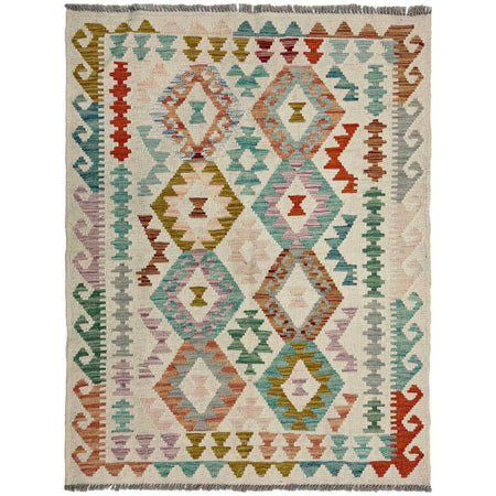 Handmade Multi Kilim Geometric 3x5 ft