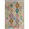 Handmade Multi Kilim Geometric 3x5 ft
