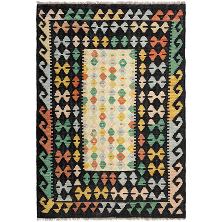 Handmade Multi Kilim Geometric 3x5 ft