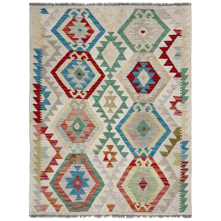 Handmade Multi Kilim Geometric 3x5 ft