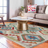 Handmade Multi Kilim Geometric 3x5 ft