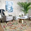 Handmade Multi Kilim Geometric 3x5 ft