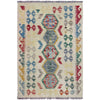 Handmade Multi Kilim Geometric 2x4 ft