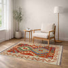 Handmade Multi Kilim Geometric 2x4 ft