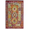 Handmade Multi Kilim Geometric 2x4 ft