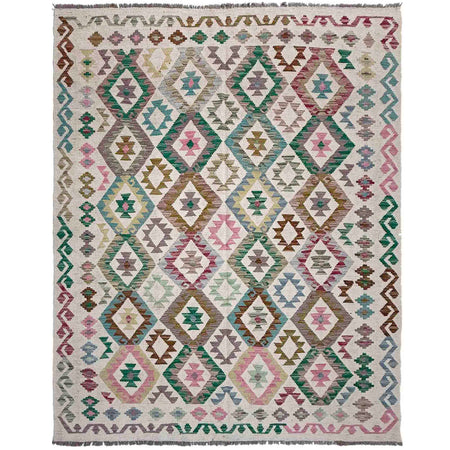 Handmade Multi Kilim Geometric 5x8 ft