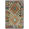 Handmade Multi Kilim Geometric 2x4 ft